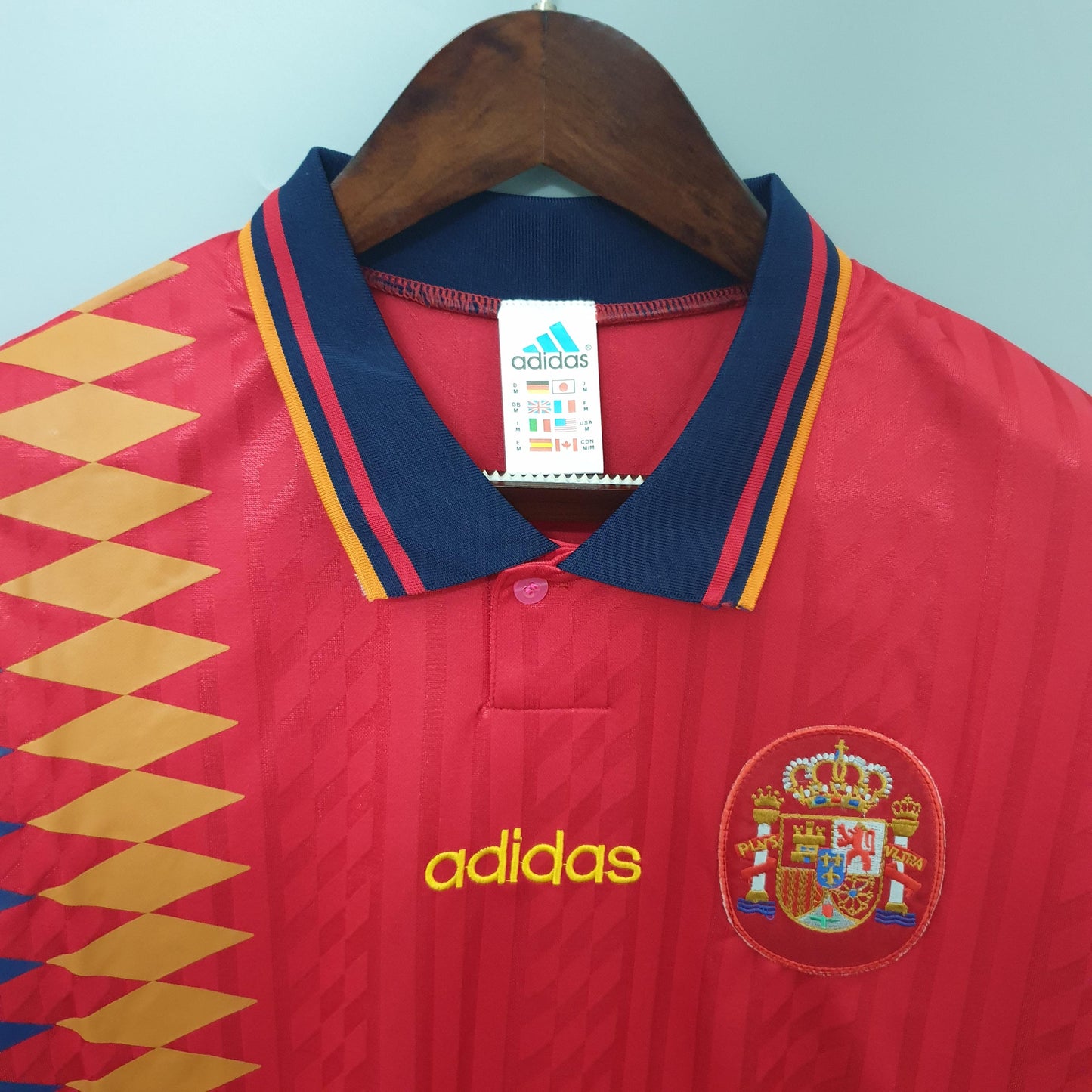 Spain 1994 Retro Home Shirt – La Roja’s 90s Flair