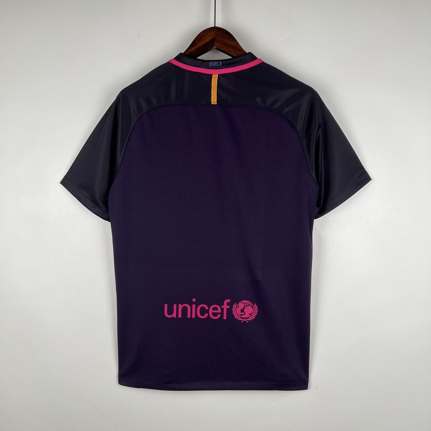 Barcelona 2016–2017 Retro Away Shirt – Bold in Purple, Brilliant on the Pitch