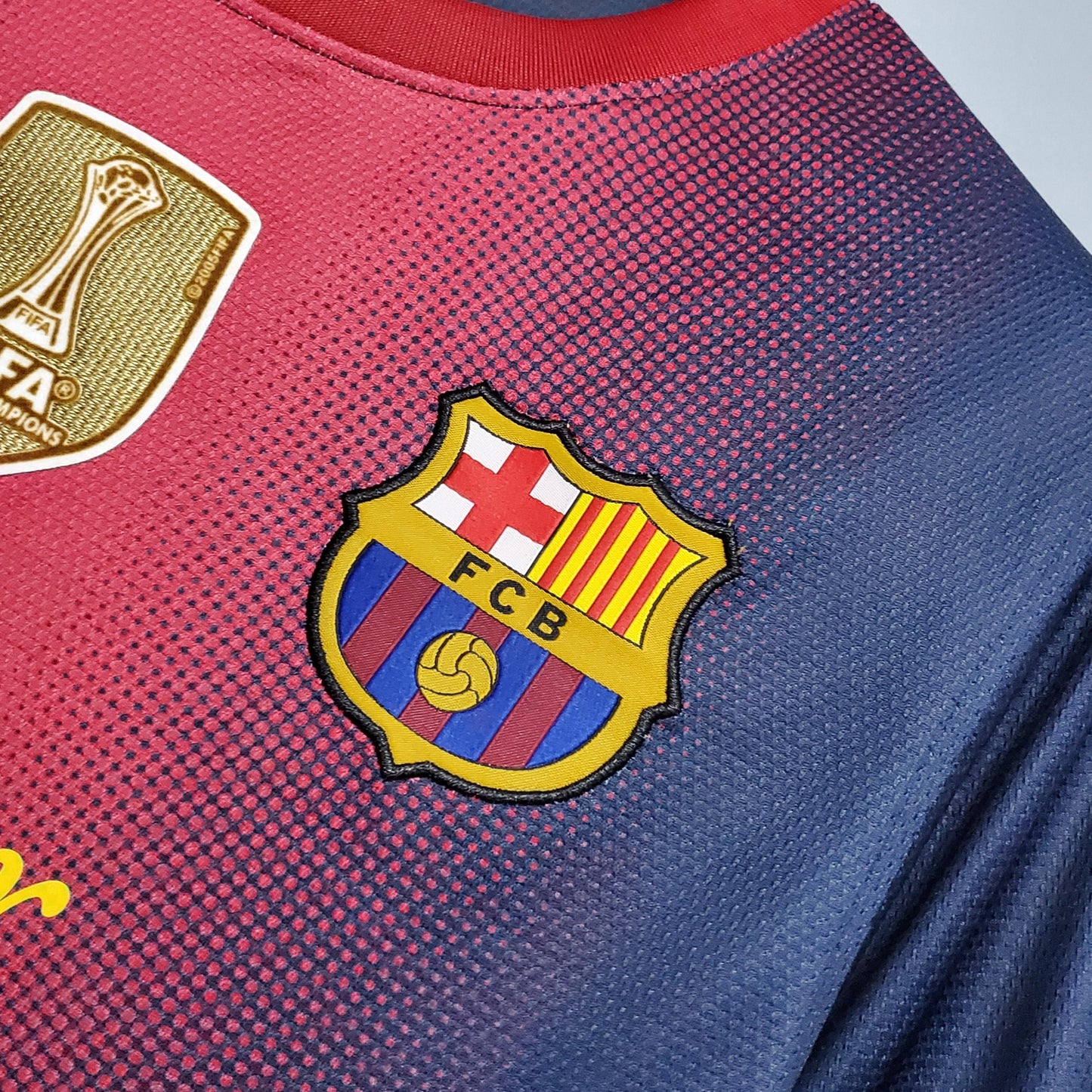 Barcelona 2012–2013 Retro Home Shirt – Mes que un Club, Mes que um Design