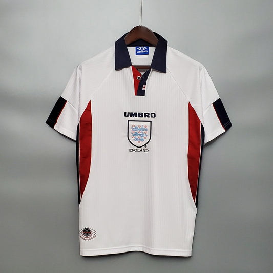 England 1998 Retro Home Shirt – A Timeless Three Lions Classic
