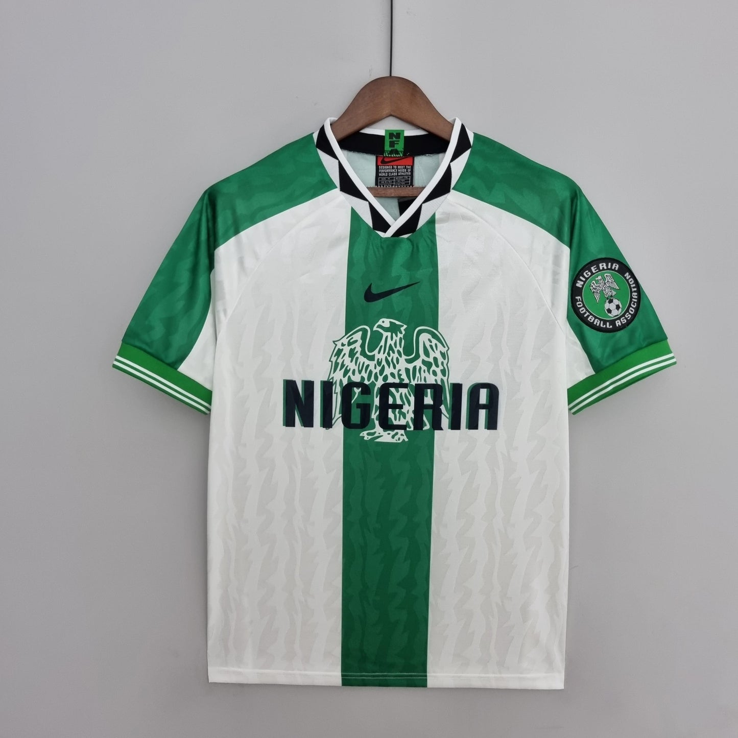 Nigeria 1996–1998 Retro Away Shirt – Super Eagles Style in Full Flight