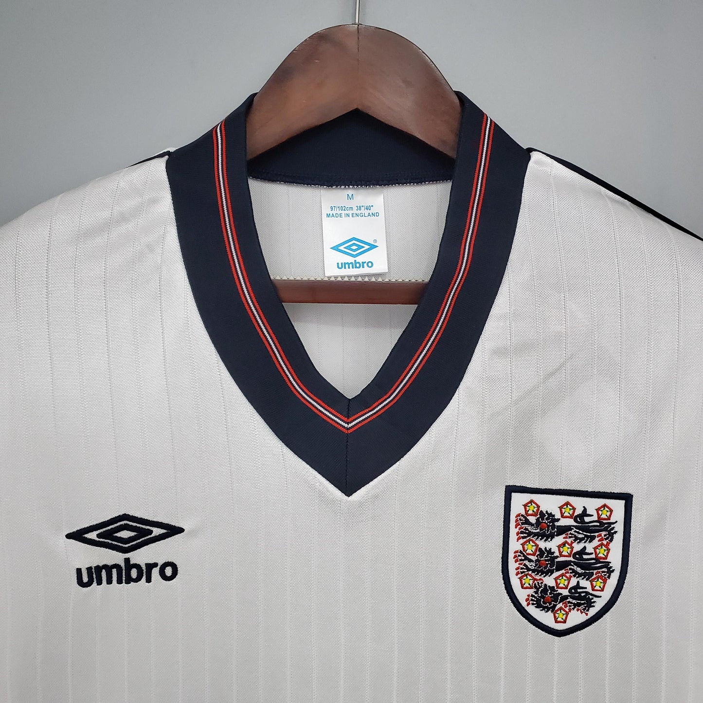 England 1984–1987 Retro Home Shirt – Three Lions, Timeless Pride