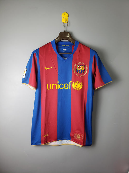 FC Barcelona 2007–2008 Retro Home Shirt – Honoring a Season of Transition at the Camp Nou