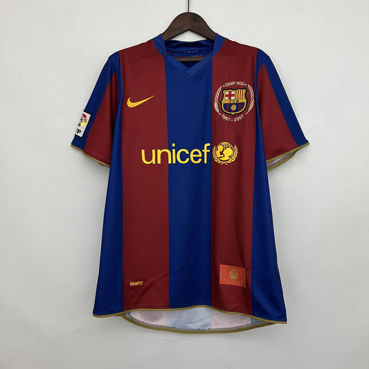 Barcelona 2007–2008 Retro Home Shirt – The Bridge Between Eras