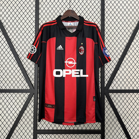 AC Milan 2000–2001 Retro Home Shirt
