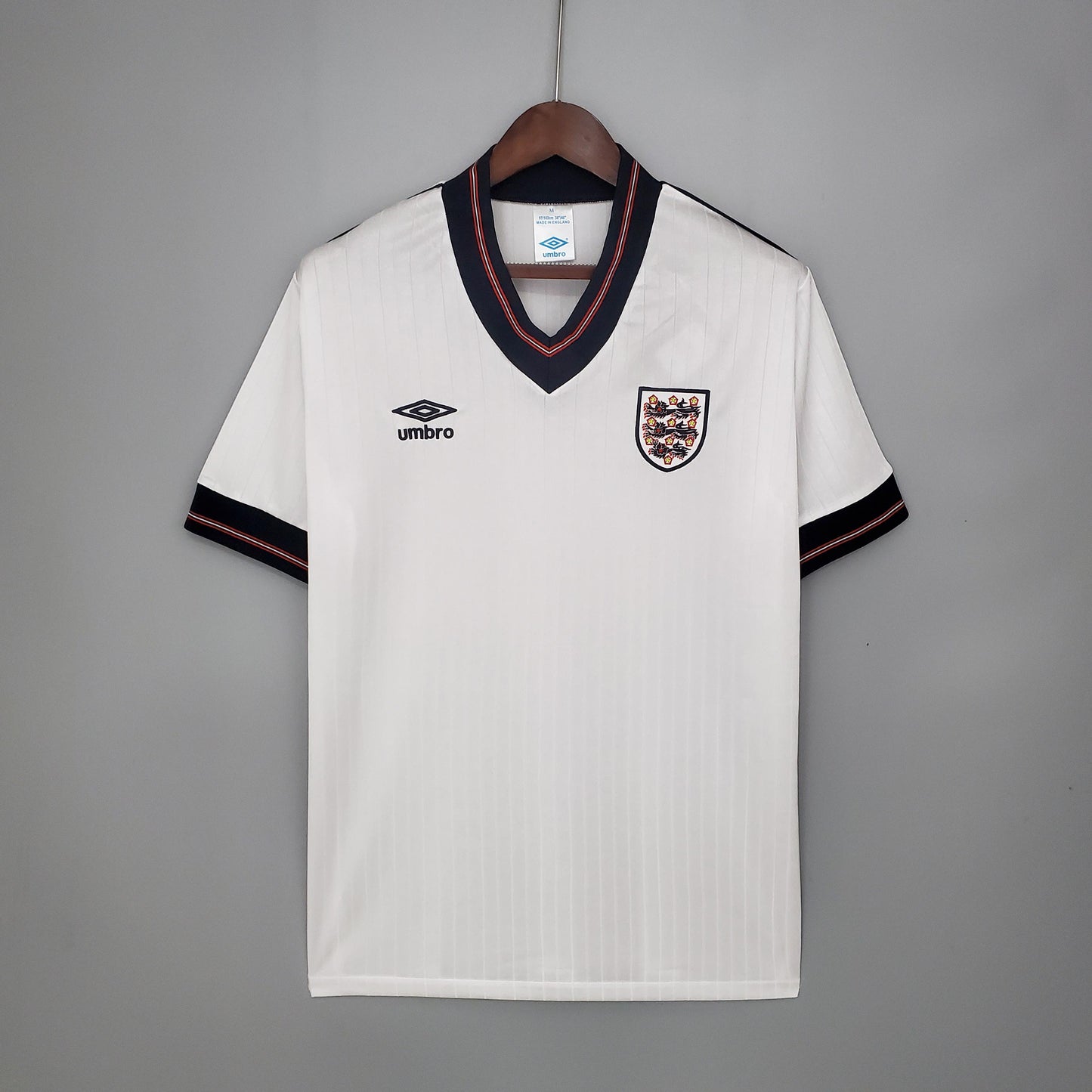 England 1984–1987 Retro Home Shirt – Three Lions, Timeless Pride