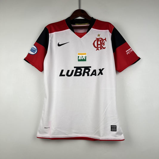 Flamengo 2008 Away Retro Shirt – White Glory, Carioca Pride