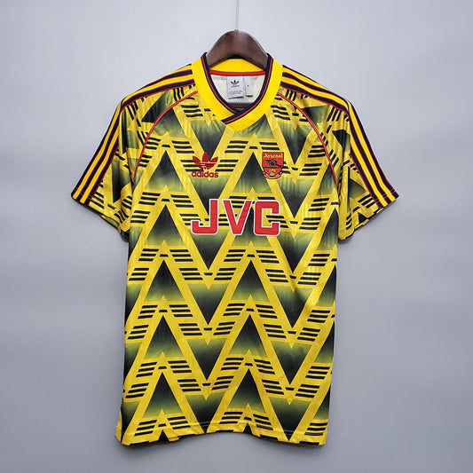 Arsenal 1991–1993 Retro Away Shirt – The Iconic "Bruised Banana"