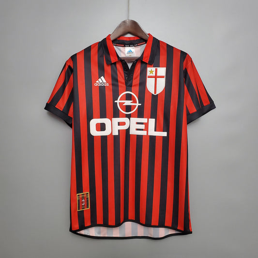 AC Milan 1999–2000 Retro Home Shirt – Rossoneri Legacy, Redefined