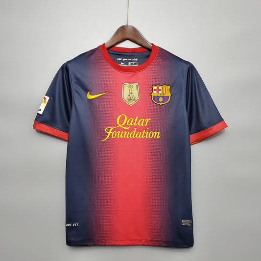 Barcelona 2012–2013 Retro Home Shirt – Mes que un Club, Mes que um Design