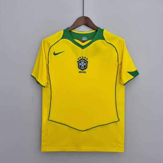 Brazil 2004–2006 Home Retro Shirt – Samba Style and World Champion Swagger