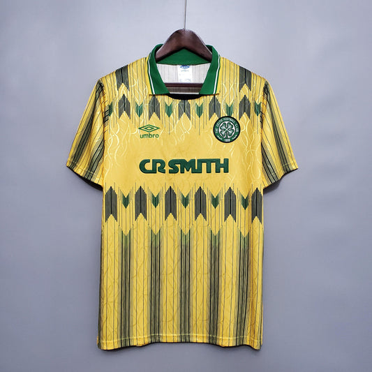 Celtic 1991–1992 Retro Away Shirt – Vintage Hoops with a Bold Twist