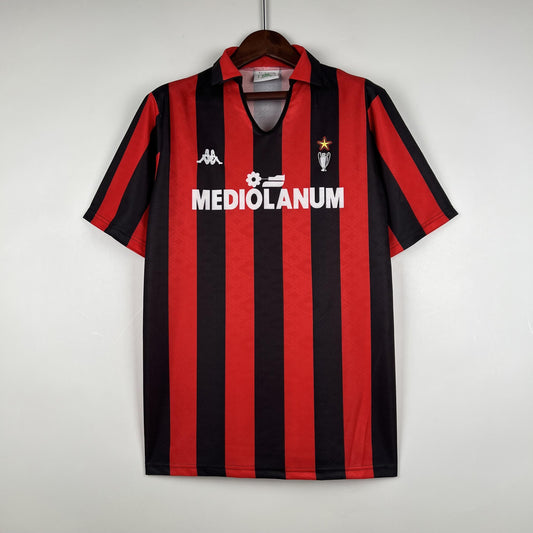 AC Milan 1989–1990 Retro Home Shirt