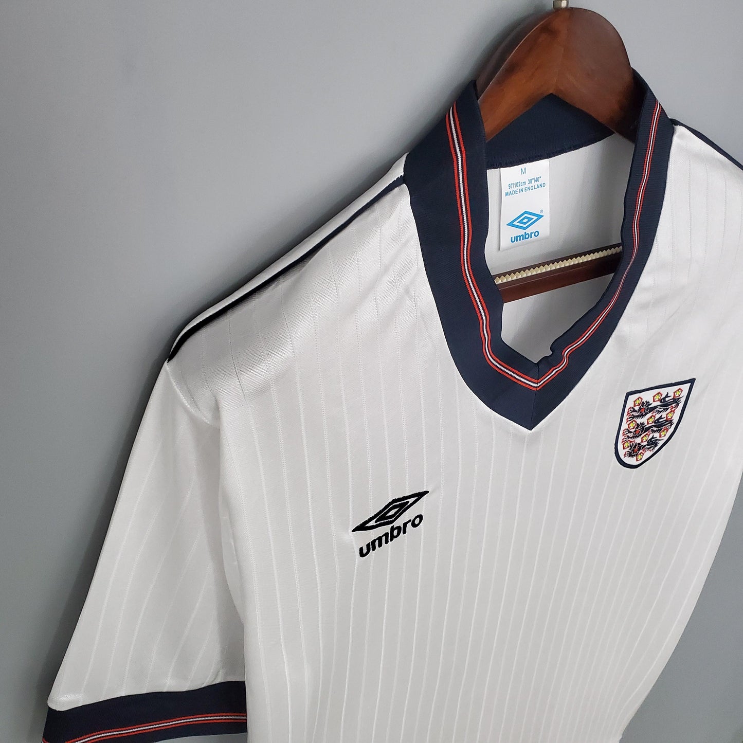 England 1984–1987 Retro Home Shirt – Three Lions, Timeless Pride